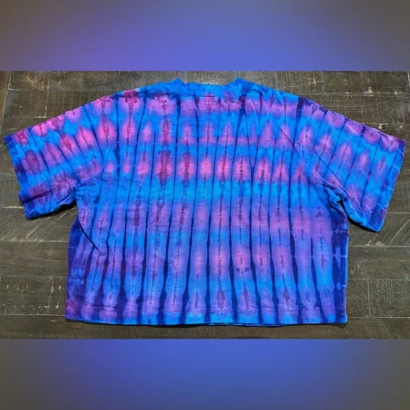 NWT Cotton Citizen Tokyo Crop Tee in Hibiscus Tie Dye Sz Medium - Picture 3 of 8